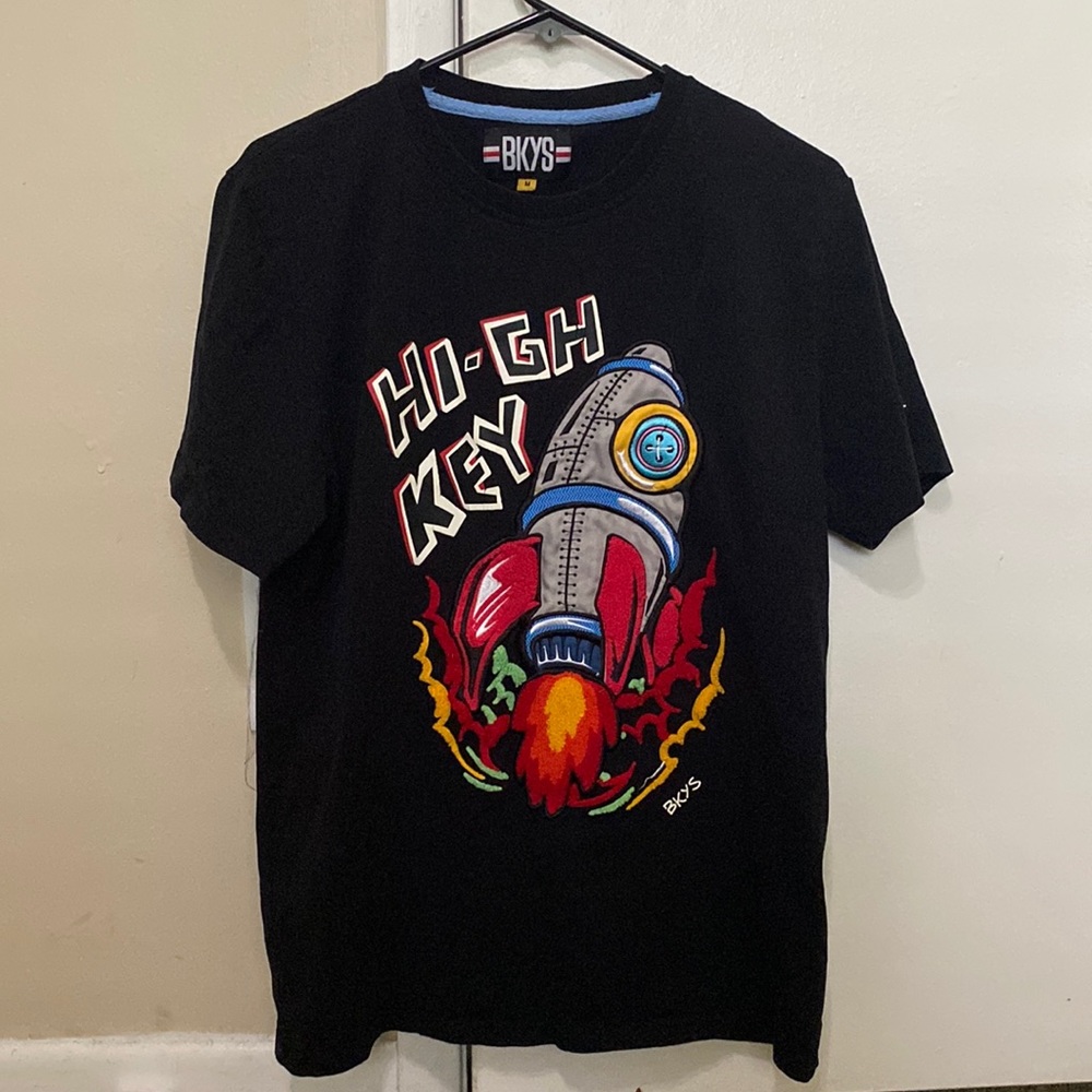 BKYS “HI-HG KEY” T-Shirt Black/Red/Multicolor Size M